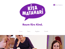 Tablet Screenshot of kita-matahari.ch